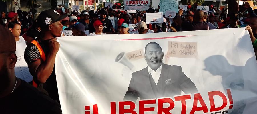 Realizan caminata para pedir libertad alcalde de La Romana Tony Adames