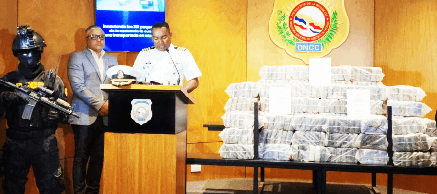 DNCD captura 281 paquetes de presunta cocaína en La Romana