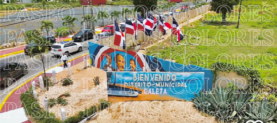 Inauguran "Paseo de los Colores" en el distrito municipal Caleta de La Romana