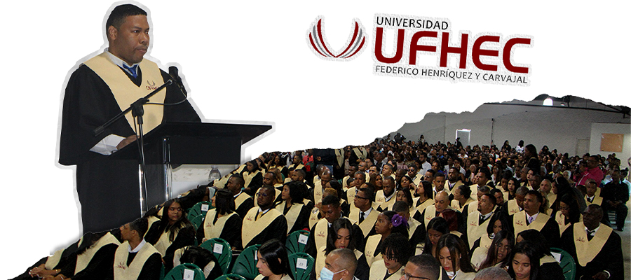 Universidad Federico Henríquez y Carvajal "UFHEC" gradúa 588 nuevos profesionales en La Romana