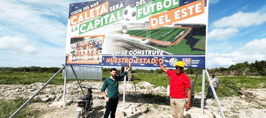 Inician Construcción de Estadio de Fútbol para el equipo ¨Del Este Fútbol Club en La Romana