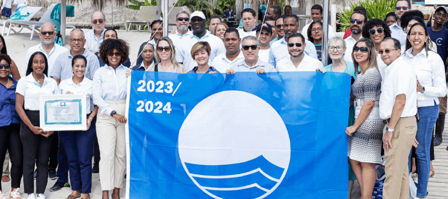 Playa Dominicus renueva distinción internacional Bandera Azul