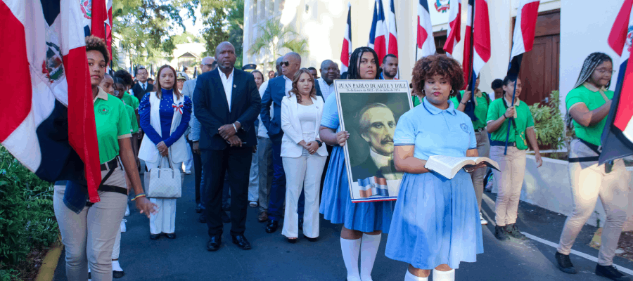 La Romana Rinde Homenaje a Juan Pablo Duarte en su 211 Aniversario