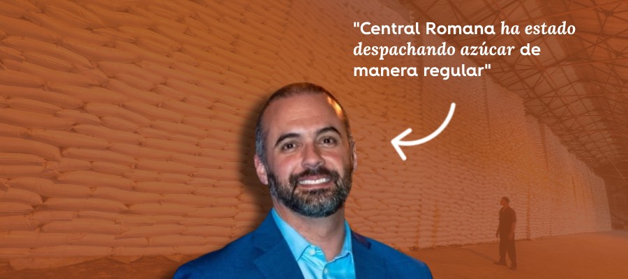 Jorge Sturla Central Romana ha estado despachando azúcar de manera regular